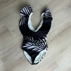 JOHANNA ORTIZ cut out back one piece